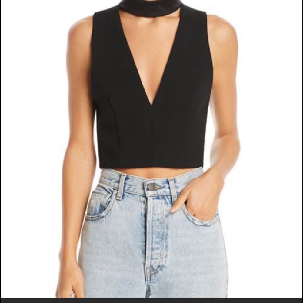 Alice + Olivia alita crop top